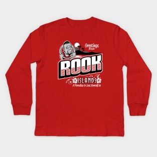 Greetings from Rook Islands Kids Long Sleeve T-Shirt